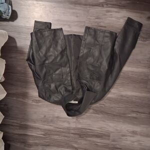 Kenneth Cole New York Black Faux Leather Jacket